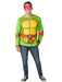 Men's Teenage Mutant Ninja Turtles Classic Raphael Costume Top and Mask - costumesupercenter.com