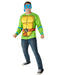 Men's Teenage Mutant Ninja Turtles Classic Leonardo Costume Top and Mask - costumesupercenter.com