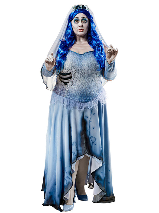 Women's Plus Size Corpse Bride Emily Costume - costumesupercenter.com
