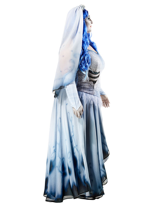 Women's Plus Size Corpse Bride Emily Costume - costumesupercenter.com