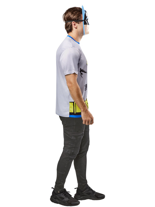 Men's DC Comics Ben Cooper Batman T-Shirt and Half Mask - costumesupercenter.com