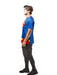 Men's DC Comics Ben Cooper Superman T-Shirt and Half Mask - costumesupercenter.com