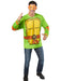 Men's Teenage Mutant Ninja Turtles Classic Michelangelo Costume Top and Mask - costumesupercenter.com