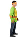 Men's Teenage Mutant Ninja Turtles Classic Michelangelo Costume Top and Mask - costumesupercenter.com