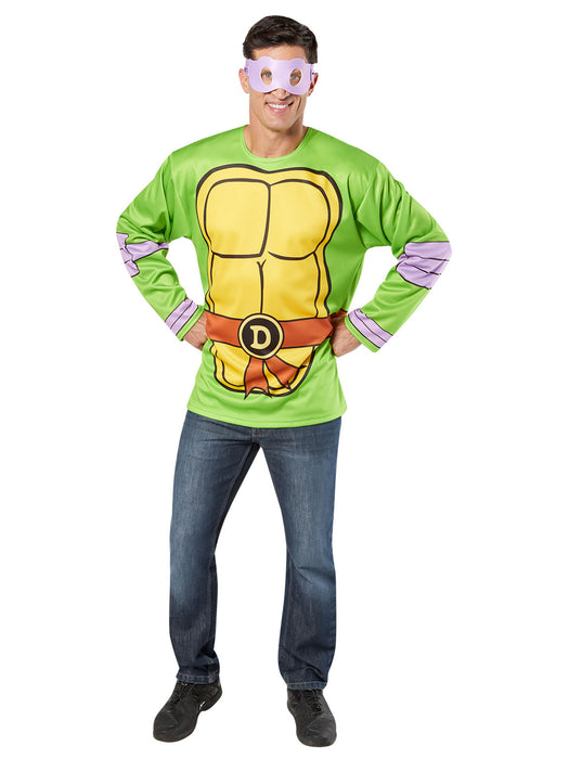 Men's Teenage Mutant Ninja Turtles Classic Donatello Costume Top and Mask - costumesupercenter.com