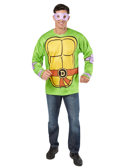 Men's Teenage Mutant Ninja Turtles Classic Donatello Costume Top and Mask - costumesupercenter.com