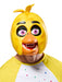 Adult Five Nights At Freddy's Chica Overhead Latex Mask - costumesupercenter.com
