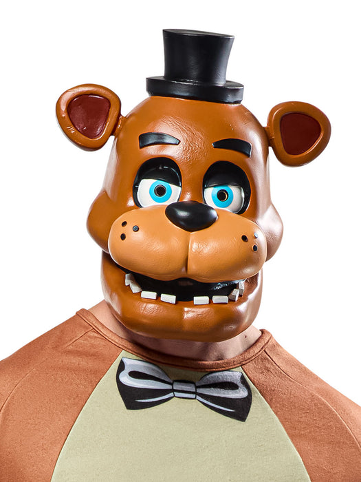 Adult Five Nights At Freddy's Freddy Overhead Latex Mask - costumesupercenter.com