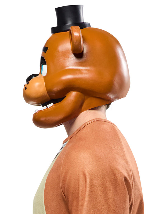 Adult Five Nights At Freddy's Freddy Overhead Latex Mask - costumesupercenter.com