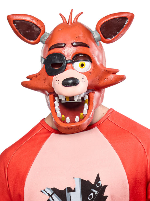 Adult Five Nights At Freddy's Foxy Overhead Latex Mask - costumesupercenter.com