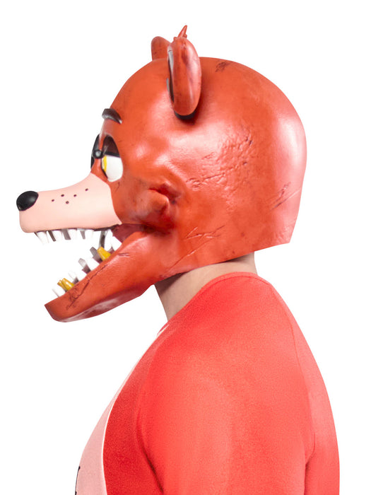 Adult Five Nights At Freddy's Foxy Overhead Latex Mask - costumesupercenter.com