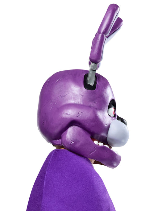 Adult Five Nights At Freddy's Bonnie Overhead Latex Mask - costumesupercenter.com