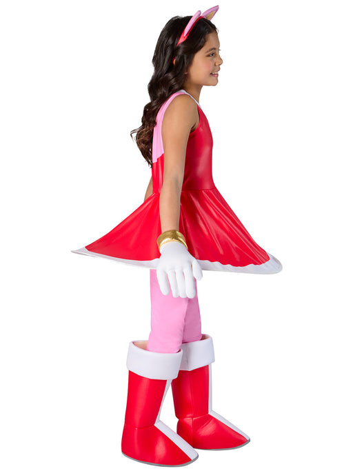 Girls' Sonic the Hedgehog Amy Rose Costume Set - costumesupercenter.com