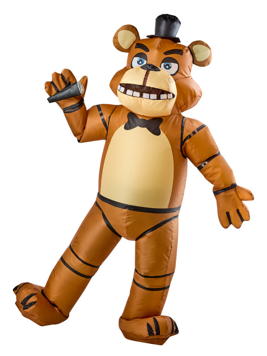 Adult Five Nights At Freddy's Freddy Fazbear Inflatable Costume - costumesupercenter.com