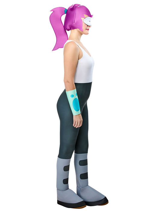 Women's Futurama Leela Costume with Wig - costumesupercenter.com