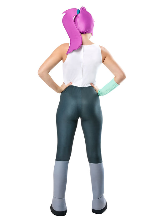 Women's Futurama Leela Costume with Wig - costumesupercenter.com