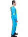 Adult Blue Monster Zipsters Hooded Costume - costumesupercenter.com