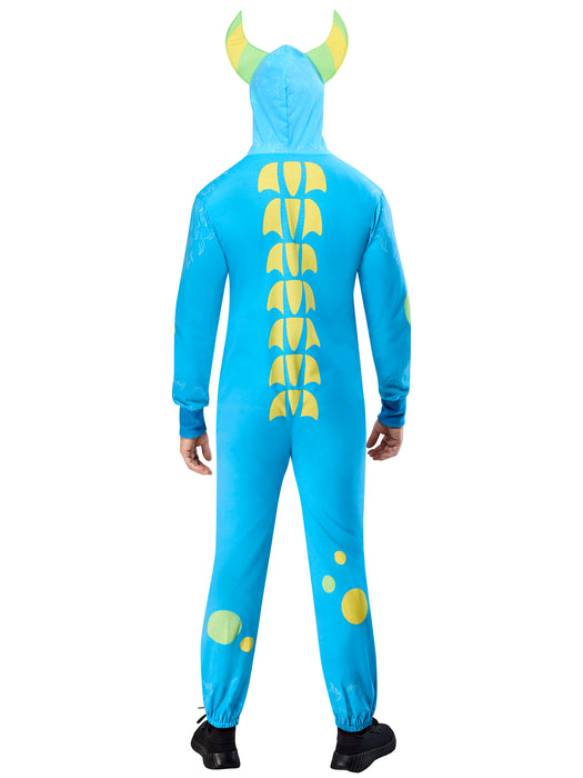 Adult Blue Monster Zipsters Hooded Costume - costumesupercenter.com