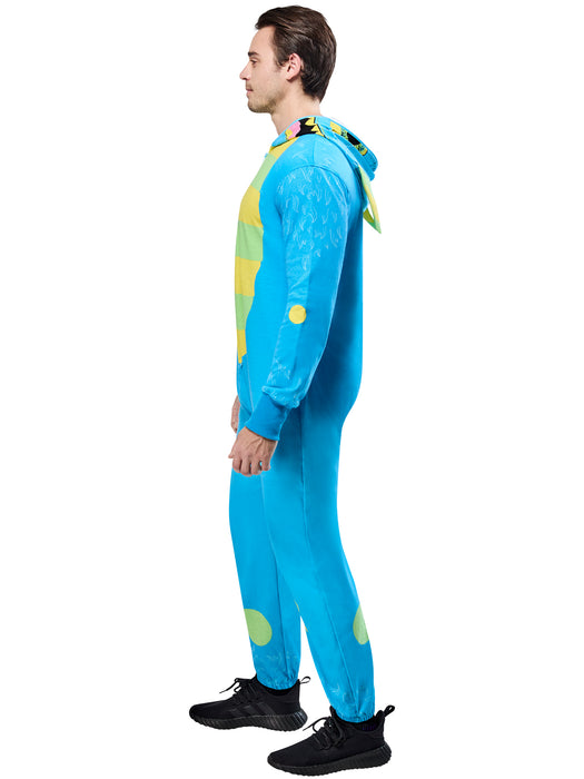 Adult Blue Monster Zipsters Hooded Costume