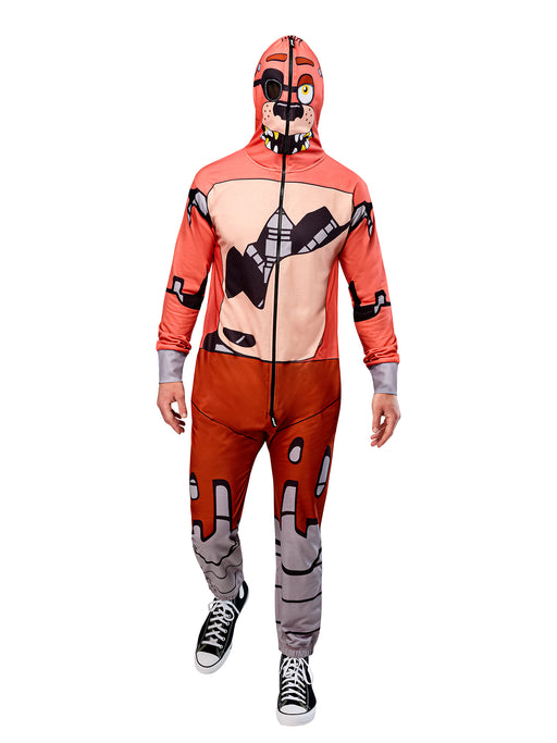 Men's Five Nights at Freddy's 2 Foxy Zipsters Costume - Deluxe - costumesupercenter.com