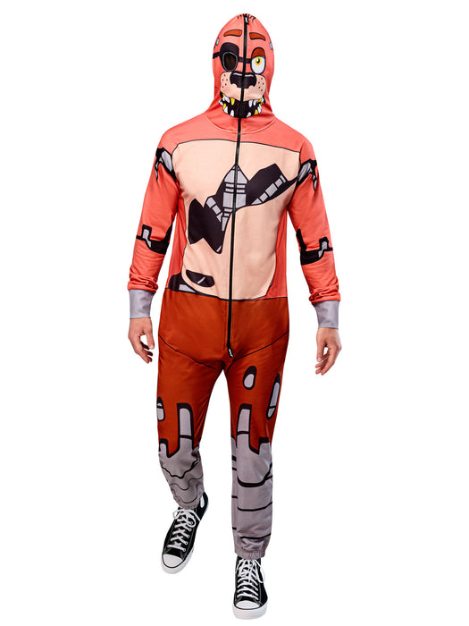 Men's Five Nights at Freddy's 2 Foxy Zipsters Costume - Deluxe - costumesupercenter.com