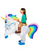 Kids' Ride on Unicorn Light Up Inflatable Costume - costumesupercenter.com