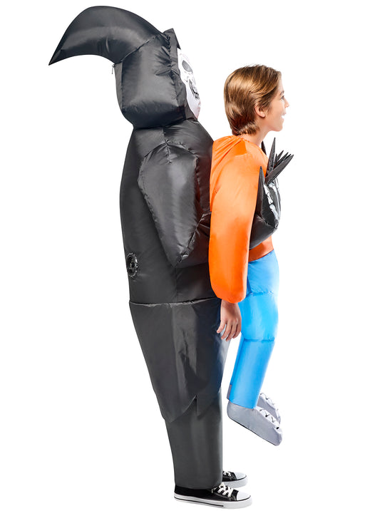 Kids' Grim Reaper Abduction Inflatable Costume - costumesupercenter.com