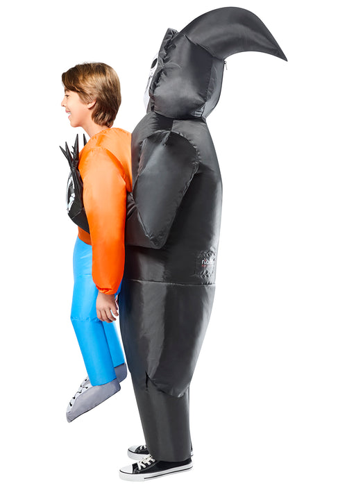 Kids' Grim Reaper Abduction Inflatable Costume - costumesupercenter.com