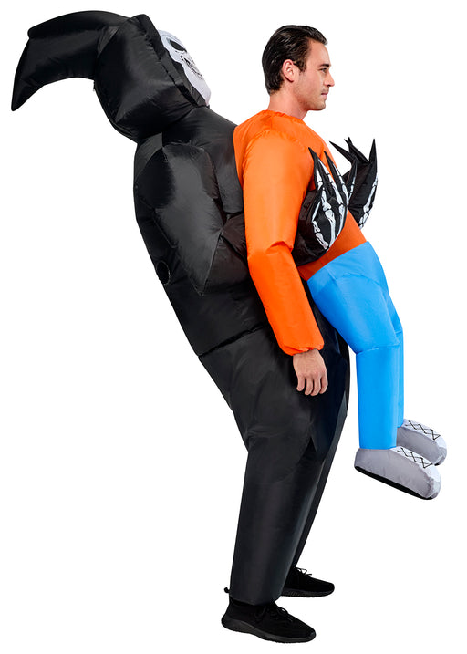Adult Grim Reaper Abduction Inflatable Costume - costumesupercenter.com