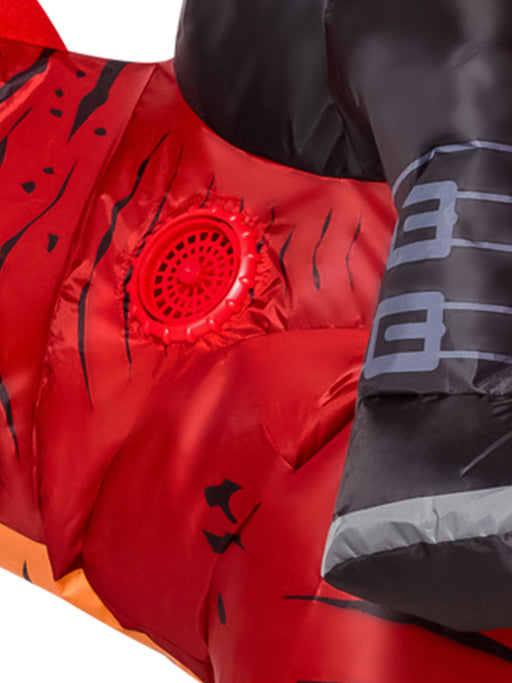 Kids' Ride on Red Dragon Light Up Inflatable Costume - costumesupercenter.com