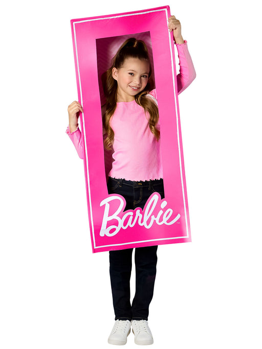 Girls' Barbie Classic Life-Size Doll Box Costume - costumesupercenter.com