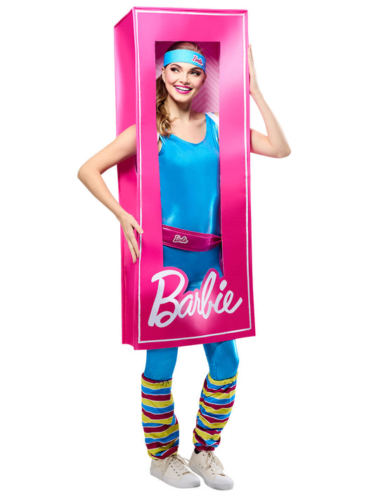 Women's Barbie Classic Life-Size Doll Box Costume - costumesupercenter.com