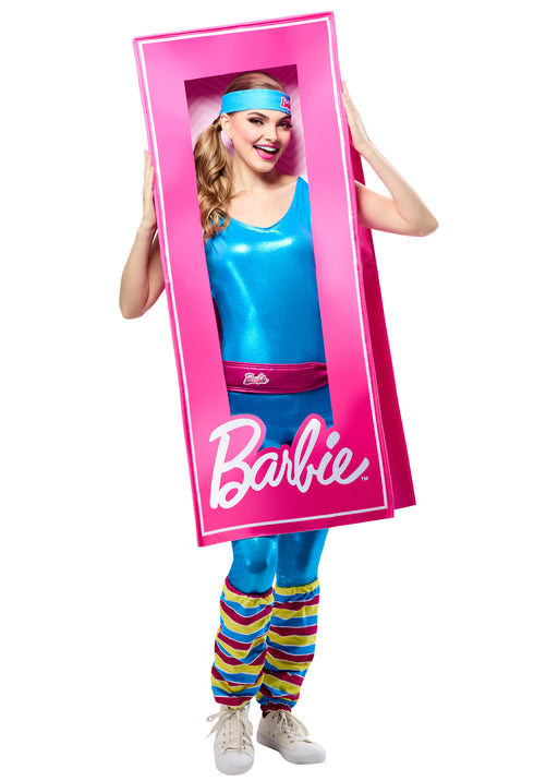 Women's Barbie Classic Life-Size Doll Box Costume - costumesupercenter.com