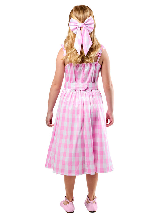 Girls' Barbie Movie Perfect Day Pink Gingham Dress Costume Super Center Girls' Barbie Movie Perfect Day Pink Gingham Dress Costume Super Center