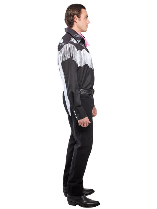 Men's Barbie Movie Western Ken Costume Top and Scarf - costumesupercenter.com