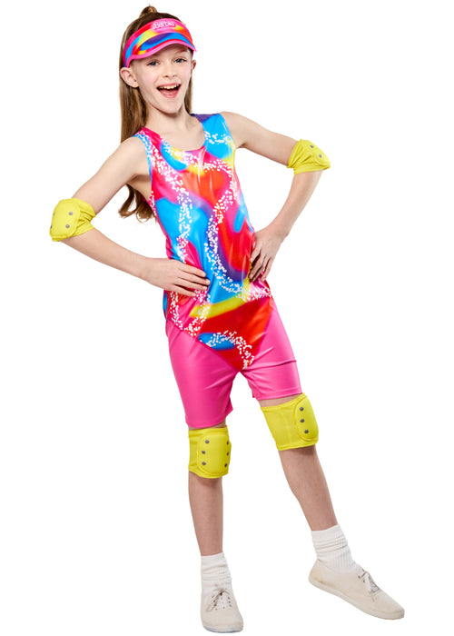 Girls' Barbie Movie Skating Barbie Costume - costumesupercenter.com