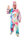 Adult Care Bears Togetherness Bear Zipsters Costume - costumesupercenter.com