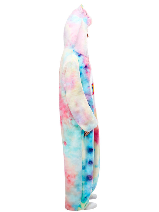 Adult Care Bears Togetherness Bear Zipsters Costume - costumesupercenter.com