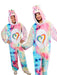 Adult Care Bears Togetherness Bear Zipsters Costume - costumesupercenter.com