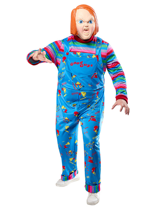Men's Big and Tall Child's Play 2 Chucky Costume with Mask - costumesupercenter.com