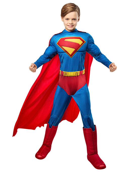 Boys' Superman Movie Superman Costume - Deluxe - costumesupercenter.com