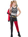 Girls' Batman Harley Quinn Costume - Deluxe - costumesupercenter.com