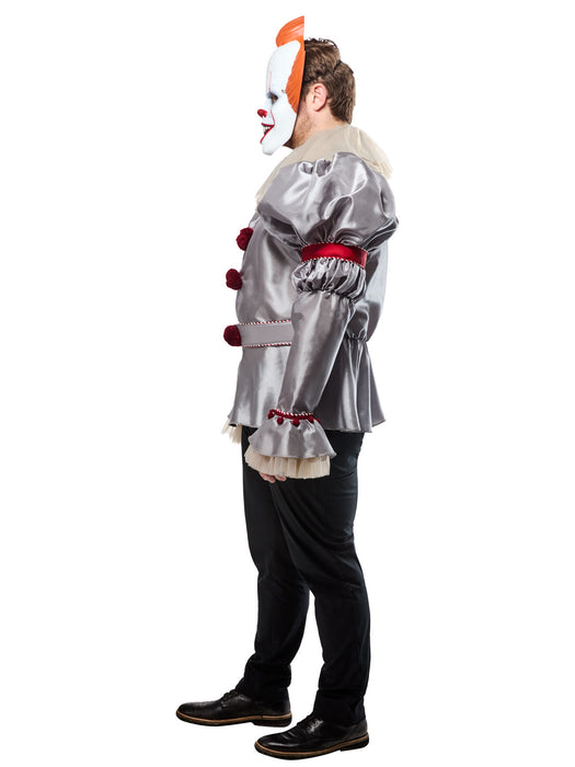 Men's Big and Tall It 2017 Pennywise Costume with Mask - costumesupercenter.com