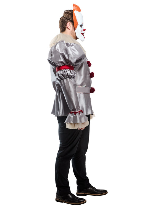 Men's Big and Tall It 2017 Pennywise Costume with Mask - costumesupercenter.com