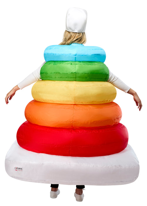 Adult Fisher Price Rock-A-Stack Inflatable Costume - costumesupercenter.com