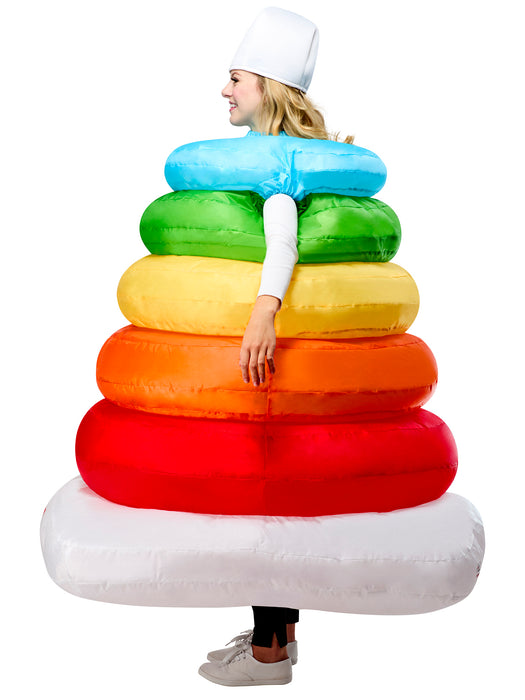 Adult Fisher Price Rock-A-Stack Inflatable Costume - costumesupercenter.com