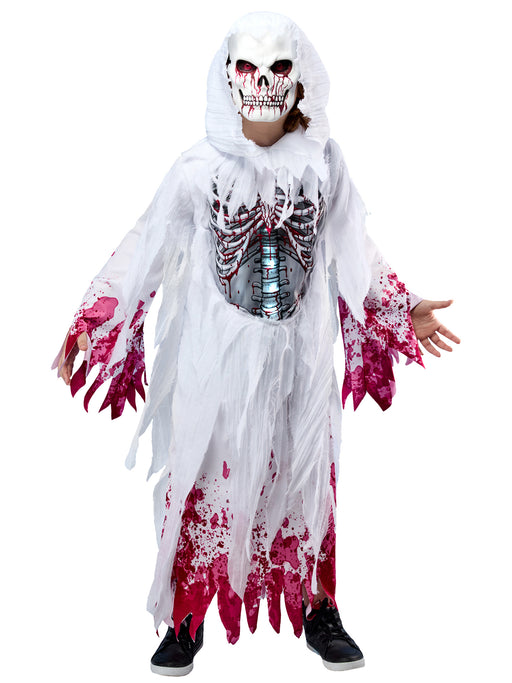 Boys' Bloody Ghost Light Up Costume with Mask - costumesupercenter.com
