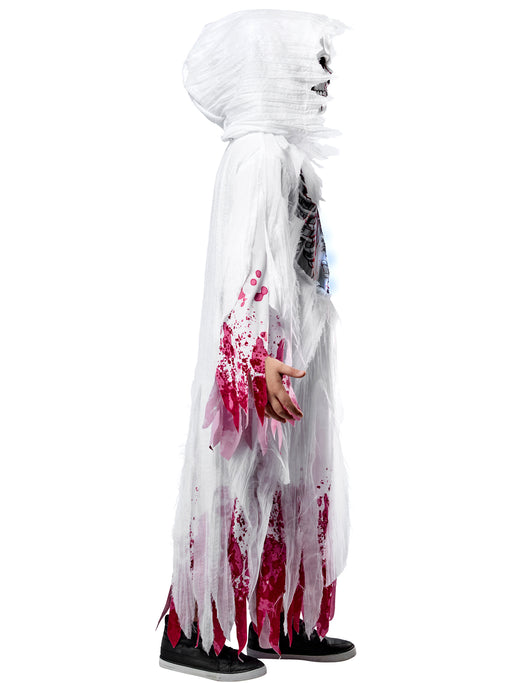 Boys' Bloody Ghost Light Up Costume with Mask - costumesupercenter.com