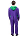 Men's DC Comics Joker Zipsters Hooded Costume - costumesupercenter.com
