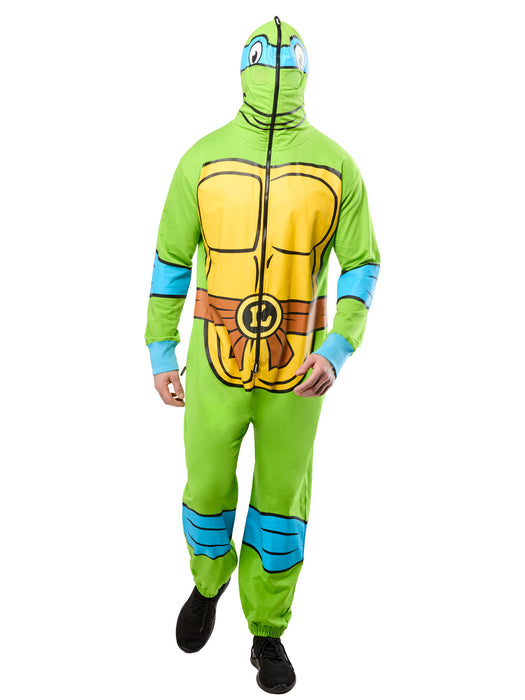 Men's Teenage Mutant Ninja Turtles Classic Leonardo Zipsters Hooded Costume - costumesupercenter.com